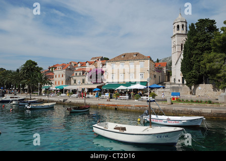 Der Hafen von Cavtat, Kroatien. Stockfoto