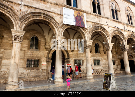 Der Sponza-Palast-Dubrovnik Stockfoto