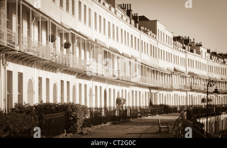 Royal York Crescent, Clifton, Bristol, georgische Terrasse Stockfoto