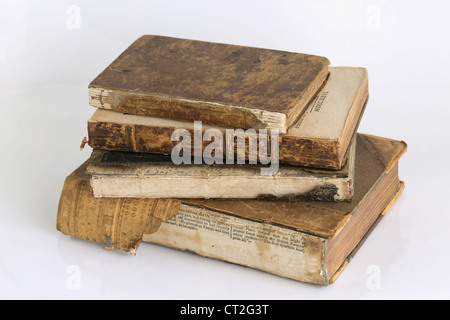 Stapel alter Bücher Stockfoto