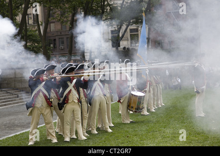 US Army 237.-Jahr-Feier im Bryant Park in New York City. Stockfoto