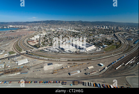 Die Oakland City und der Innenstadt Stockfoto