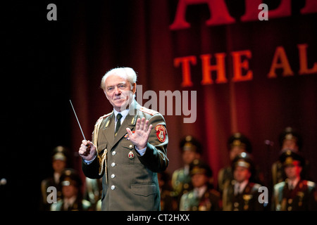 Alexandrow-Ensemble der russischen Roten Armee Chor führt Konzert in Budapest, Ungarn 5. Juni 2012 Stockfoto