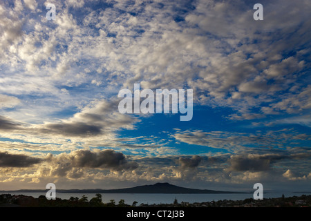 Mount Rangitoto, den schlafenden Vulkan in Auckland Harbour, Neuseeland 2 Stockfoto