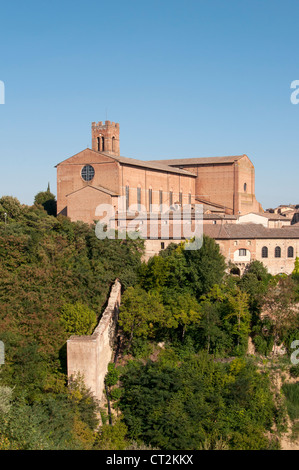 Basilica di San Domenico (Basilica Cateriniana), Siena Toskana, Italien Stockfoto