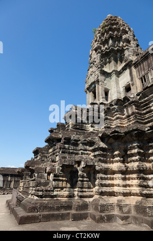 Inneren Hof von Angkor Wat, Kambodscha Stockfoto