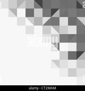 Hellen grauen geometrischen Hintergrund Stockfoto