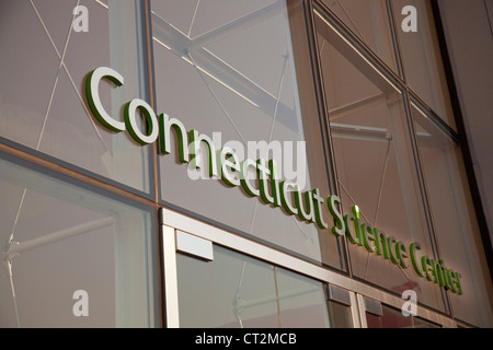 Connecticut Science Center Gebäude in Hartford CT Stockfoto