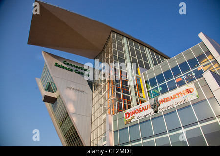 Connecticut Science Center Gebäude in Hartford CT Stockfoto