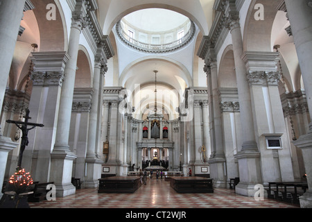 Innenraum von San Giorgio Maggiore Stockfoto