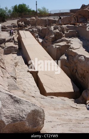 Unvollendete Obelisk, Assuan, Ägypten Stockfoto