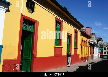 "La Candelaria" in BOGOTA. Abteilung der Cundimarca. Kolumbien Stockfoto