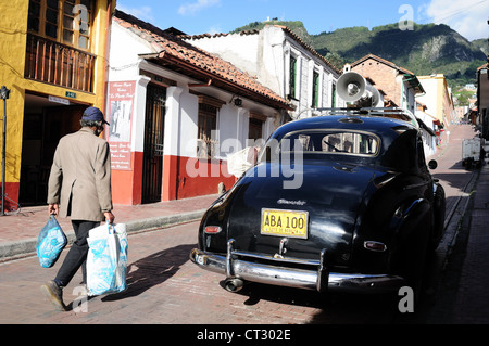 "La Candelaria" in BOGOTA. Abteilung der Cundimarca. Kolumbien Stockfoto