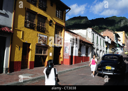 "La Candelaria" in BOGOTA. Abteilung der Cundimarca. Kolumbien Stockfoto