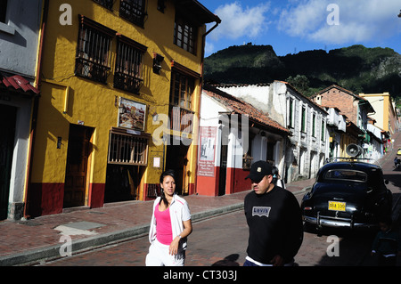 "La Candelaria" in BOGOTA. Abteilung der Cundimarca. Kolumbien Stockfoto