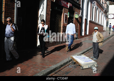 "La Candelaria" in BOGOTA. Abteilung der Cundimarca. Kolumbien Stockfoto