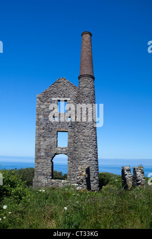 Carn Galver Tin Mine Ruine Stockfoto