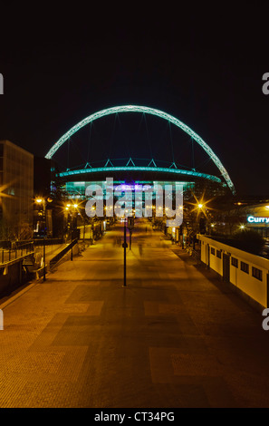 Wembley-Stadion, königliche Route, London, UK Stockfoto