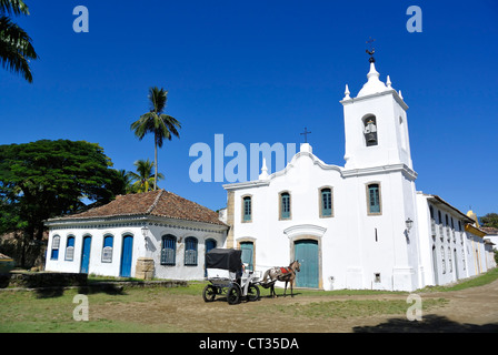 Paraty, Brasilien, Südamerika Igreja Nossa Senhora das Dores Stockfoto