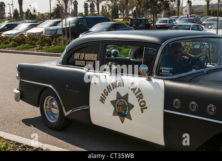 Ein Jahrgang 1955 Buick Highway Patrol Car. Stockfoto