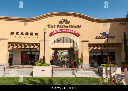 Läden in Camarillo Premium Outlets. Stockfoto