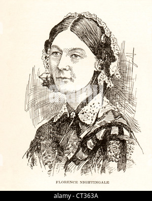 Florence Nightingale, 1820-1910, Englisch, Philanthrop, Krankenschwester. Stockfoto