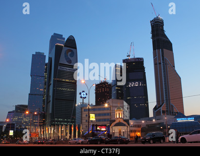 Moskau-City-Business-center Stockfoto