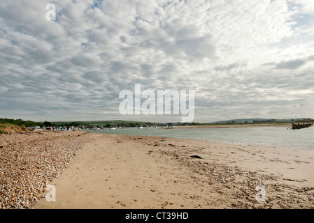 Bembridge Hafen und Strand Isle Of wight Stockfoto