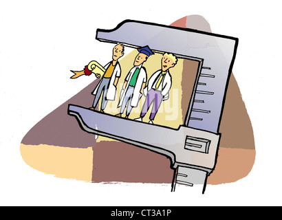 LEHRE-MEDIZIN, ILLUSTRATION Stockfoto