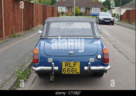 MG Midget, runden Bogen Radmodell Stockfoto