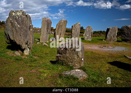 DROMBEG Stone Circle, West Cork Stockfoto