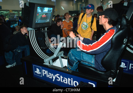Sony Playstation 2 bei der Jugendmesse in Essen SIE Stockfoto