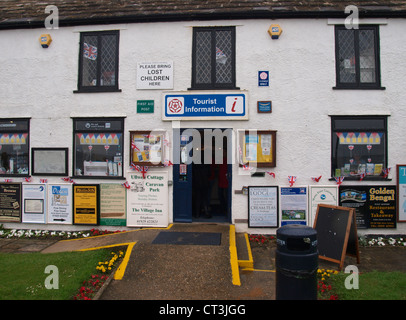 Touristische Informationen, Swanage, Dorset, Großbritannien Stockfoto