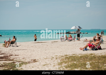 Fort Zachary Taylor Historic State Park Beach, Key West, Florida, USA Stockfoto