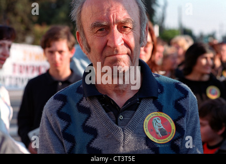 Athen, zeigen Menschen am Jahrestag Stockfoto