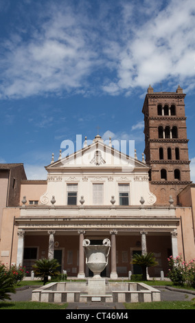 Basilica di Santa Cecilia in Trastevere, Rom, Italien. Stockfoto