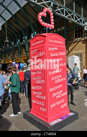 BT-Artbox von Heart FM, London, England, UK. Stockfoto