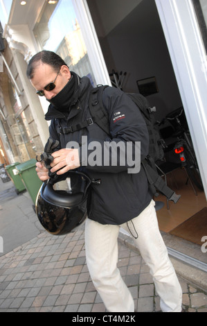 PRIVATE PFLICHT KRANKENSCHWESTER Stockfoto