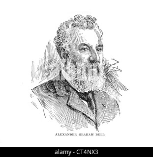 Alexander Graham Bell, 3. März 1847 – 2. August 1922, Wissenschaftler, Erfinder. Stockfoto