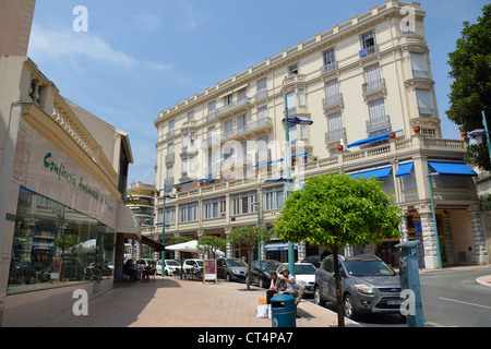 Rue Partouneaux, Menton, Côte d ' Azur, Alpes-Maritimes, Provence-Alpes-Côte d ' Azur, Frankreich Stockfoto