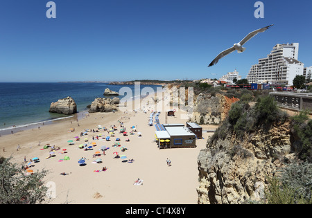 Strand Praia da Rocha in Portimao, Algarve Portugal. Foto aufgenommen am 22. Juni 2012 Stockfoto