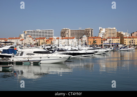 Marina de Vilamoura, Algarve Portugal Stockfoto