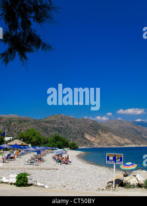 Chalikia Strand, Paleochora, Süd Kreta, Griechenland Stockfoto