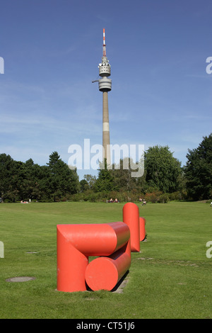 Florianturm im Westfalenpark Dortmund Stockfoto