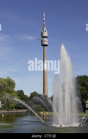 Florianturm im Westfalenpark Dortmund Stockfoto