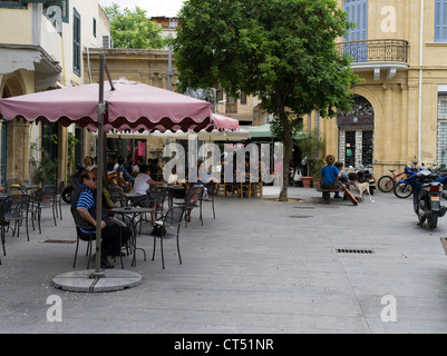 dh alten Stadt South NICOSIA Zypern Lefkosia Phaneromeni quadratische Cafés Stockfoto