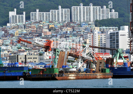 Werft Busan Südkorea Asien Stockfoto