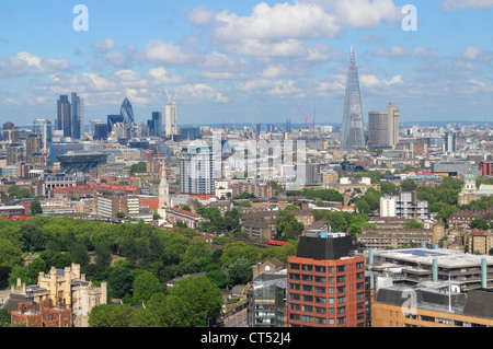 Skyline von London von der Millbank Tower aus gesehen Stockfoto