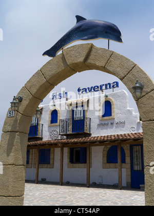 dh AYIA NAPA ZYPERN Lokale traditionelle Restaurant zypriotische Fisch Taverne Meeresfrüchte Restaurants Tavernen Stockfoto