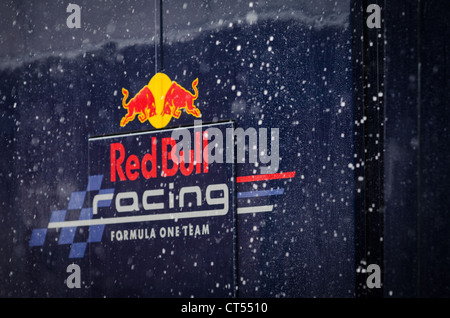 Red Bull Racing - britische Formel 1 Grand Prix, Silverstone, 2012 Stockfoto